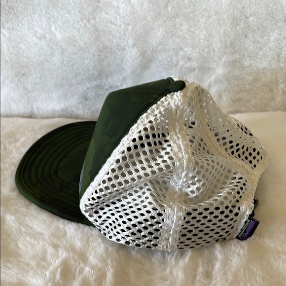 Patagonia Green Camo Trucker Hat - Picture 5 of 8